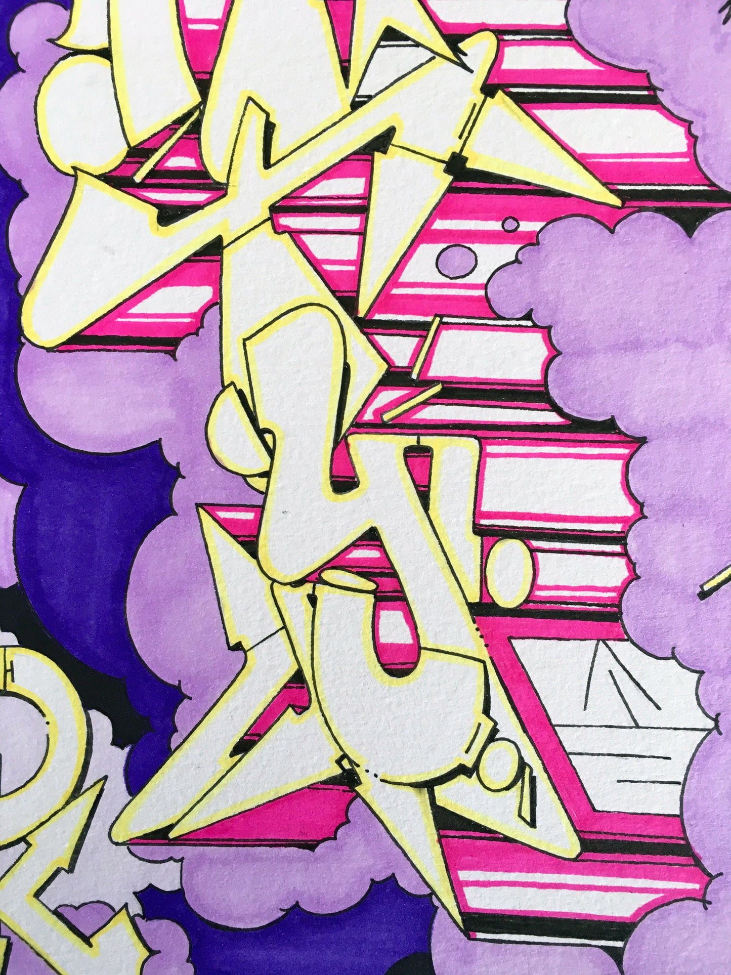 Tres Freestyle Session 3 - Graffiti : Disegno A3