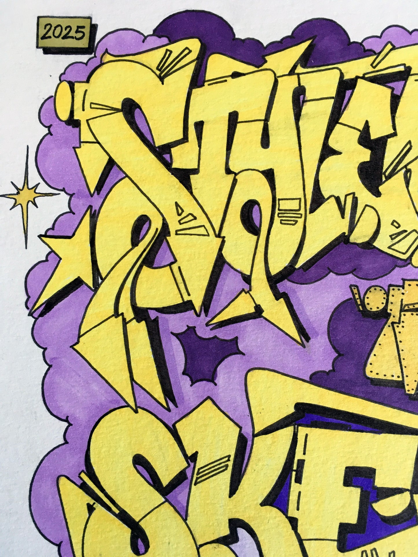 Tres Freestyle Session 1 - Graffiti : Disegno A3