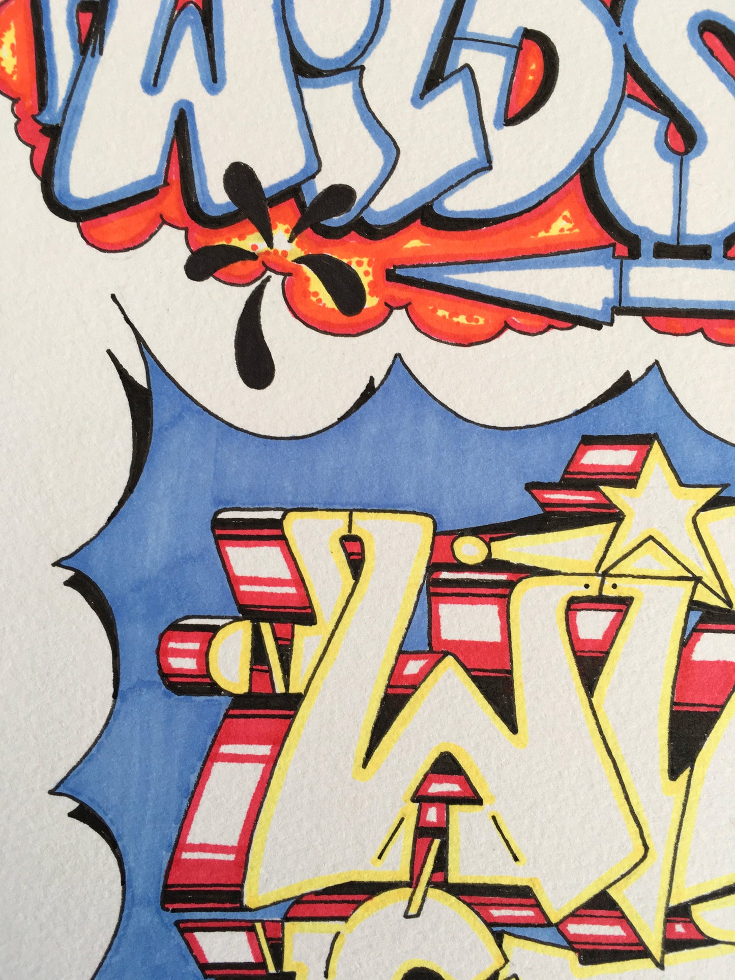 Tres Freestyle Session 4 - Graffiti : Disegno A3
