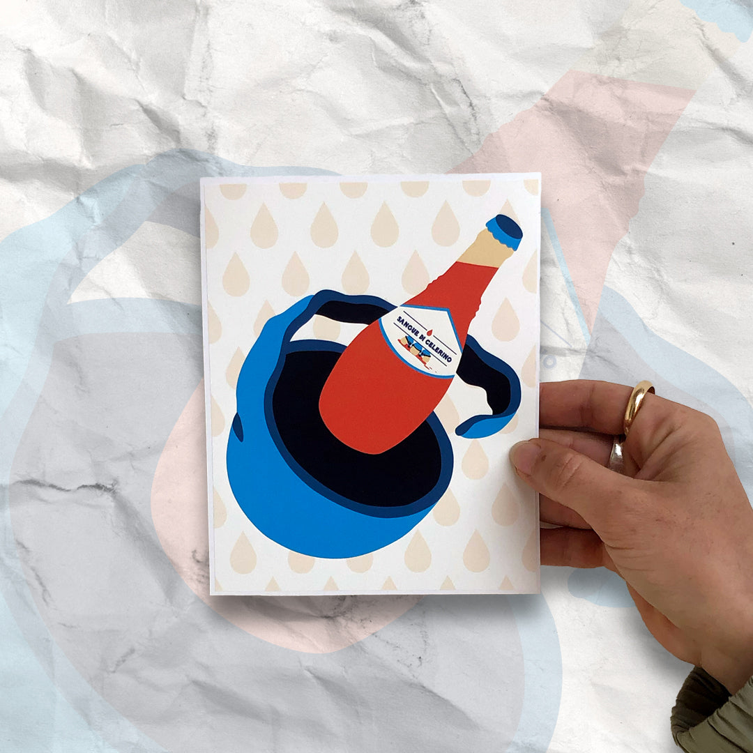 Sangue di Celerino: Adesivi+Stampa A5