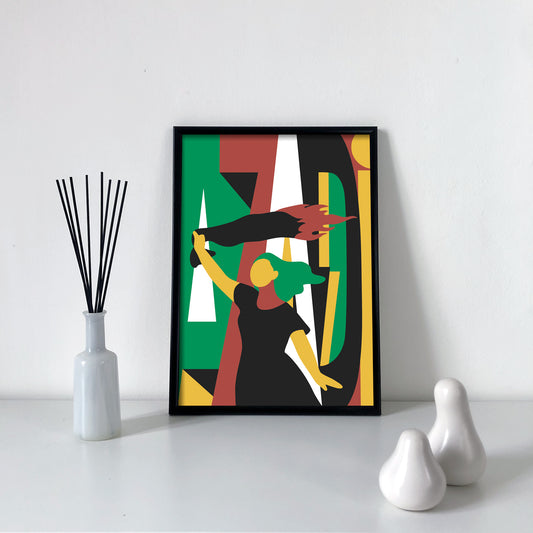 Azadi  Poster art digital print A3
