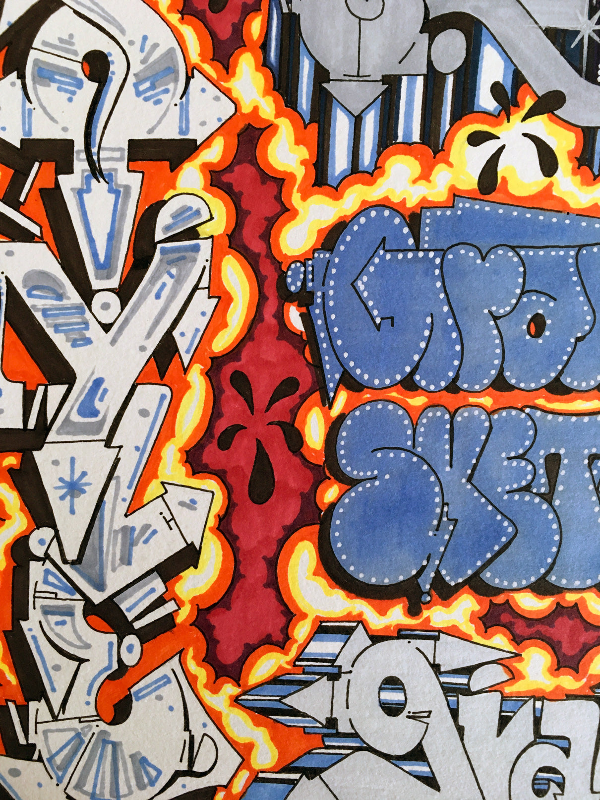 Tres Freestyle Session 5 - Graffiti: Disegno A3