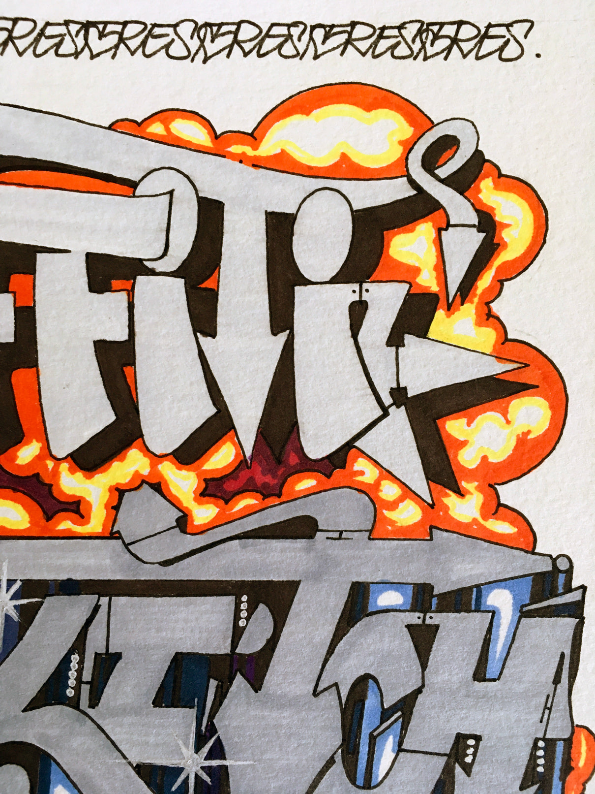 Tres Freestyle Session 5 - Graffiti: Disegno A3