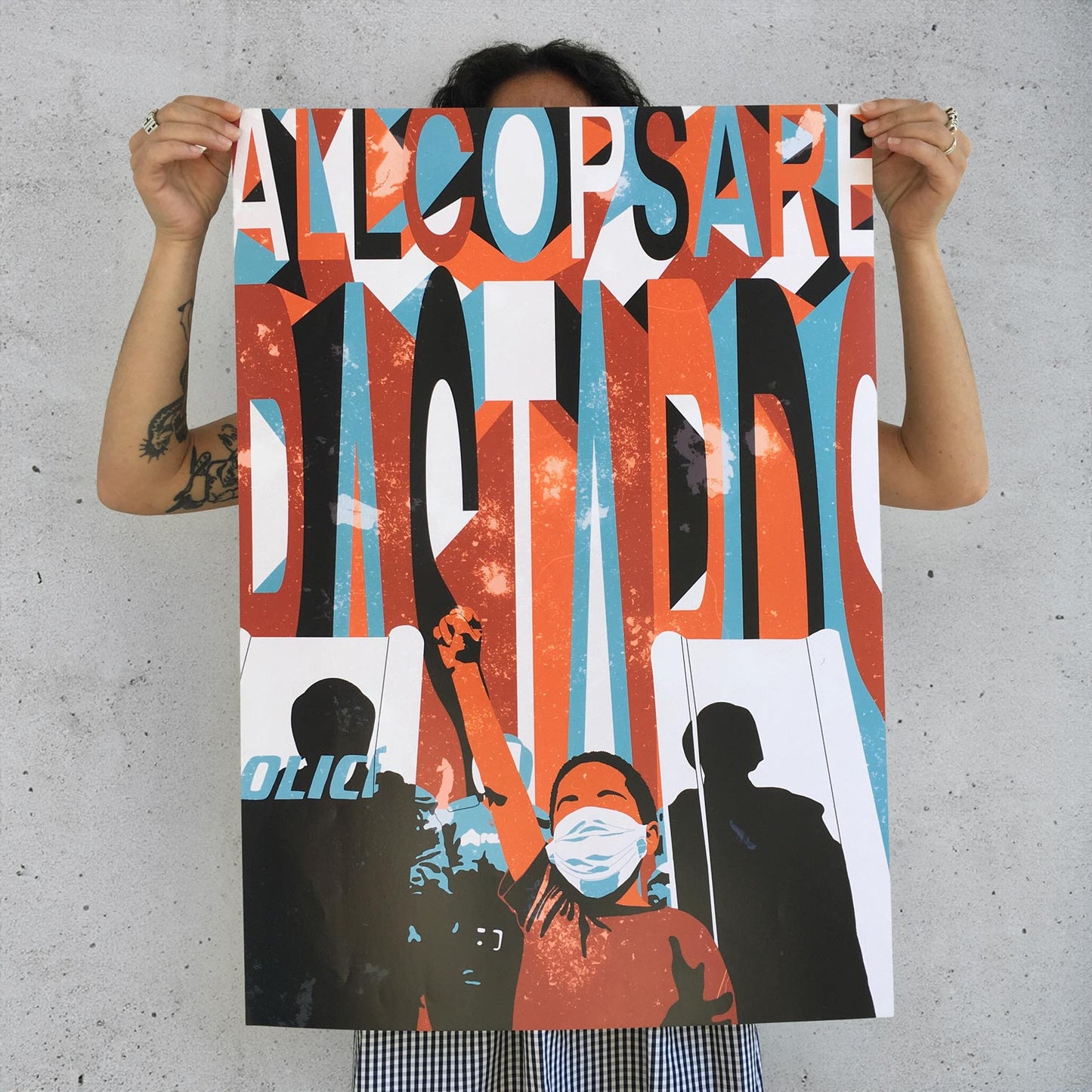 All Cops Are Bastards - 48x68 Poster - Poster Art
