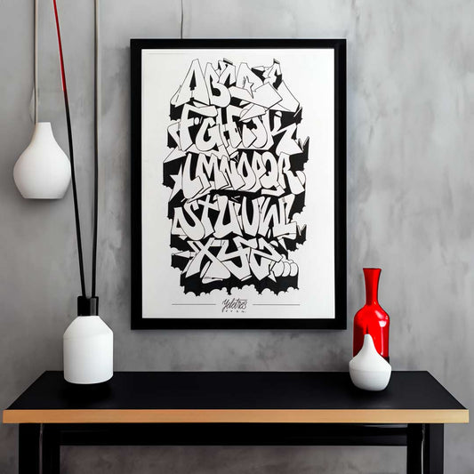 Sketch Alphabet_24 - Graffiti: Disegno - 29,7x42 