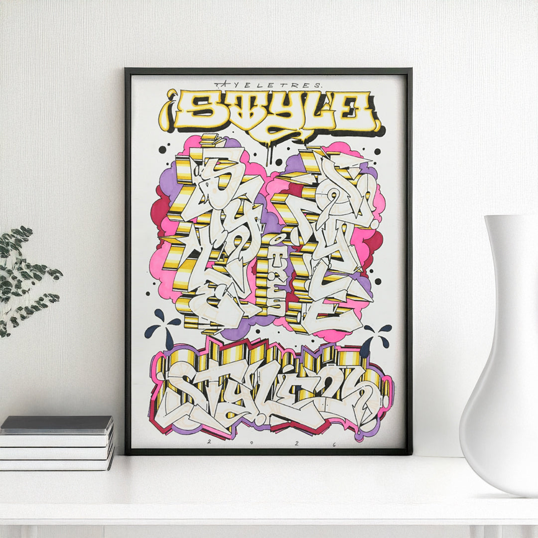 Style '26 Sketch session - Graffiti : Disegno A3