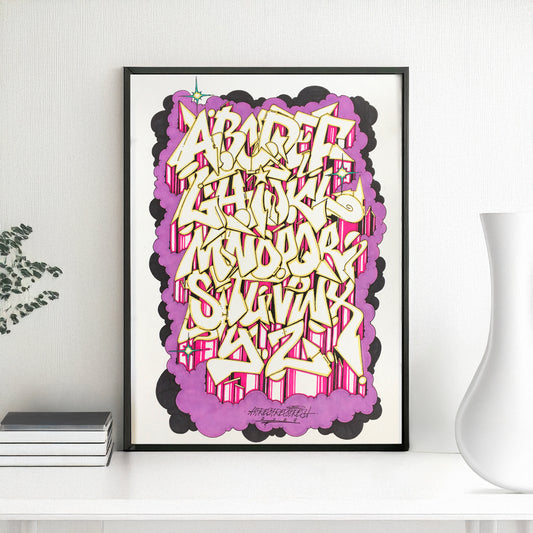 Tres Freestyle Session Alphabet - Graffiti : Disegno A3