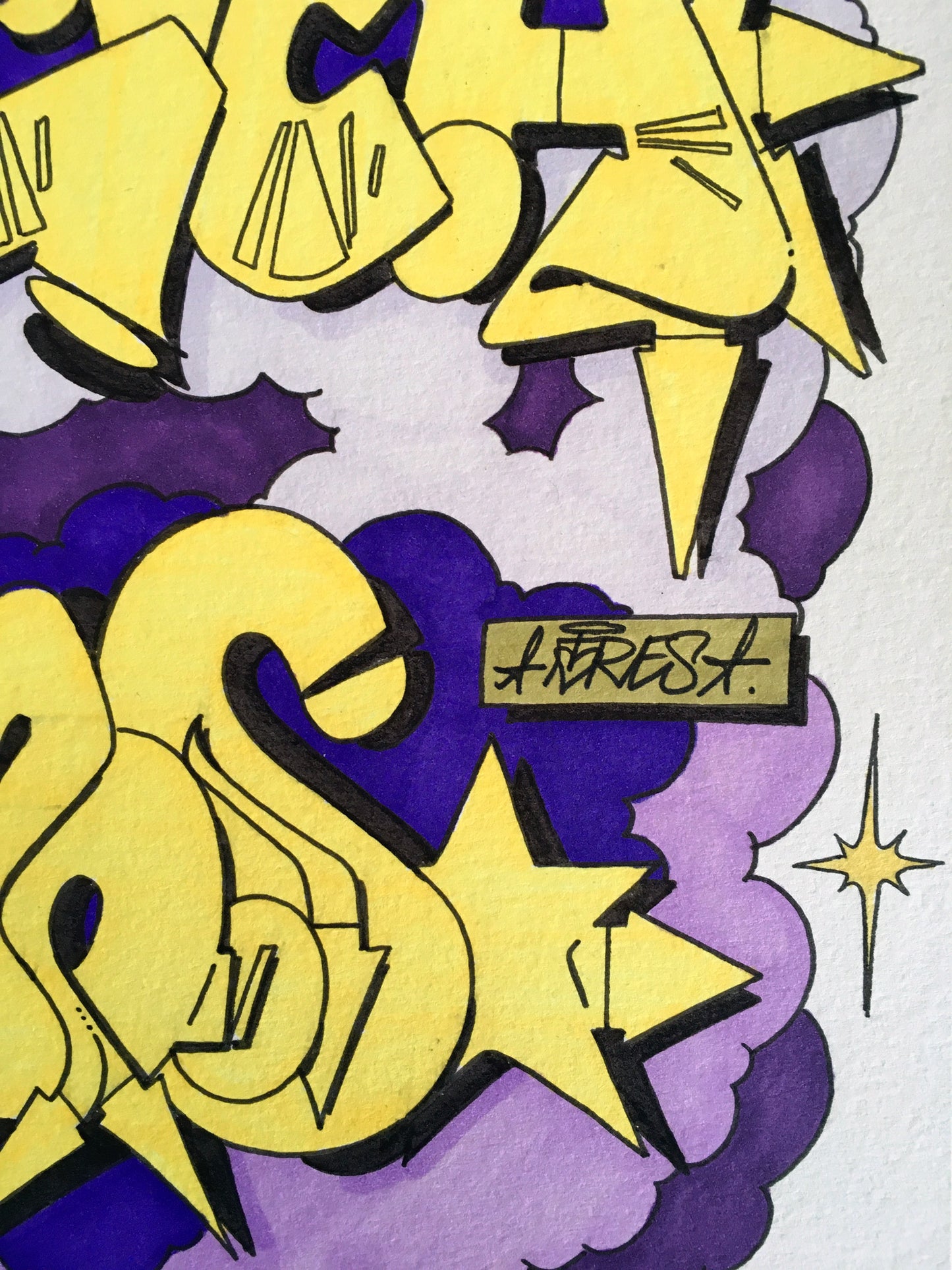 Tres Freestyle Session 1 - Graffiti : Drawing A3