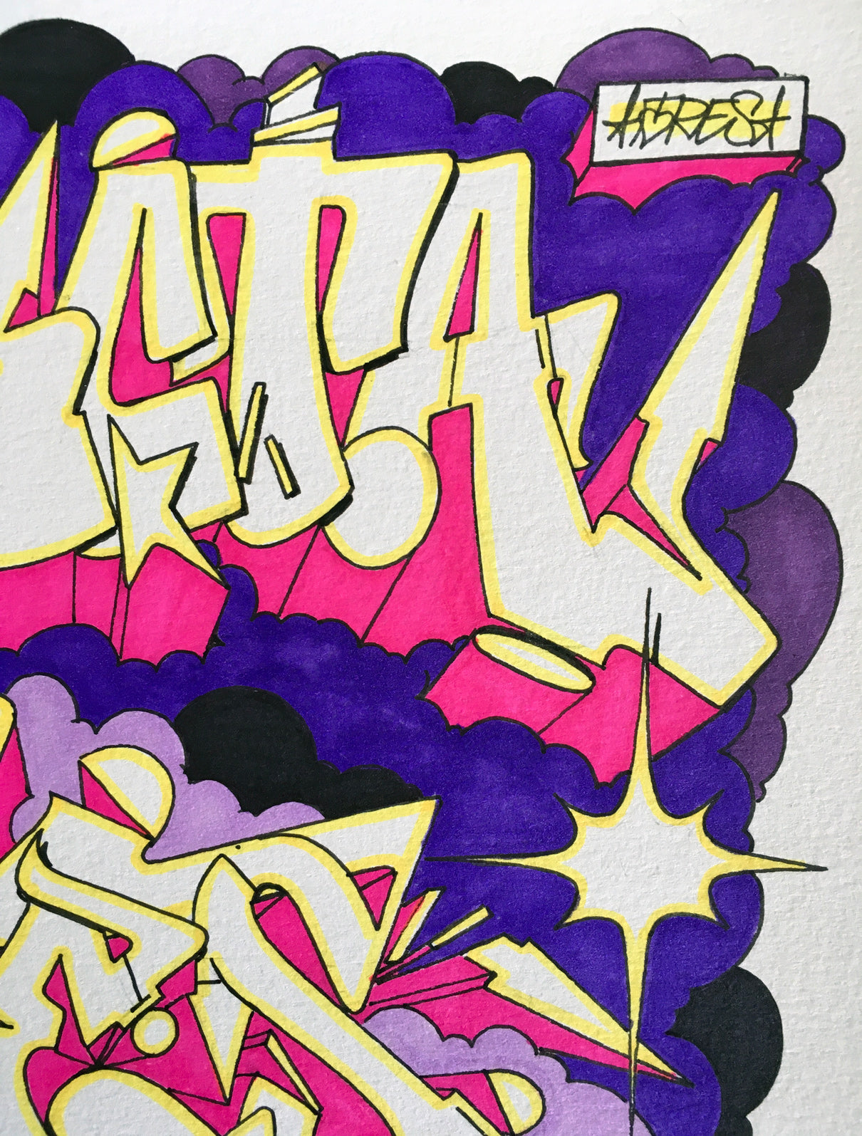 Tres Freestyle Session 2 - Graffiti : Drawing A3
