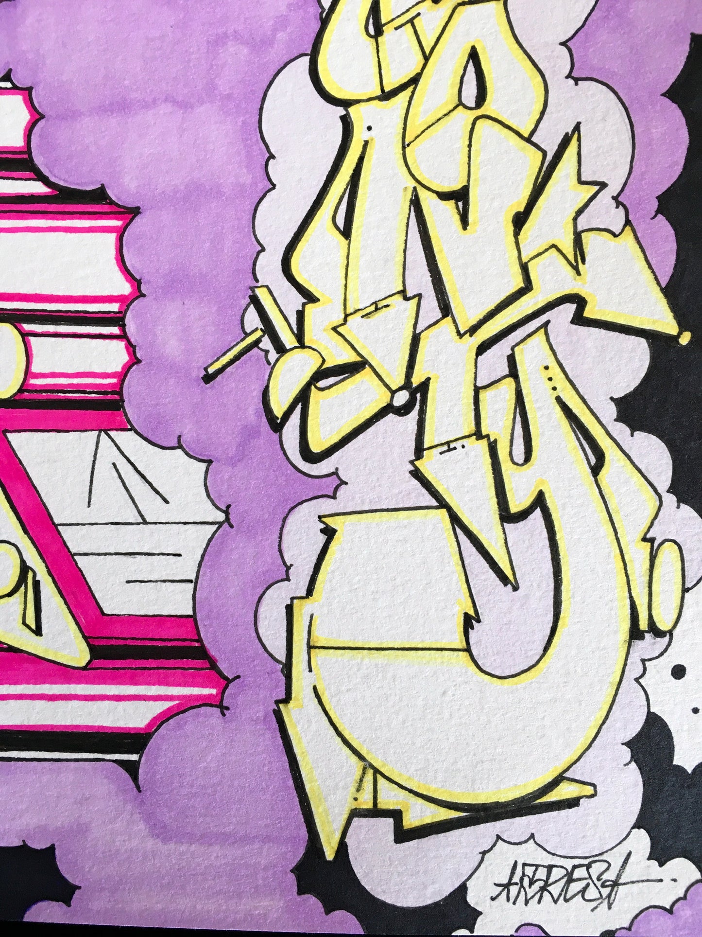 Tres Freestyle Session 3 - Graffiti : Disegno A3