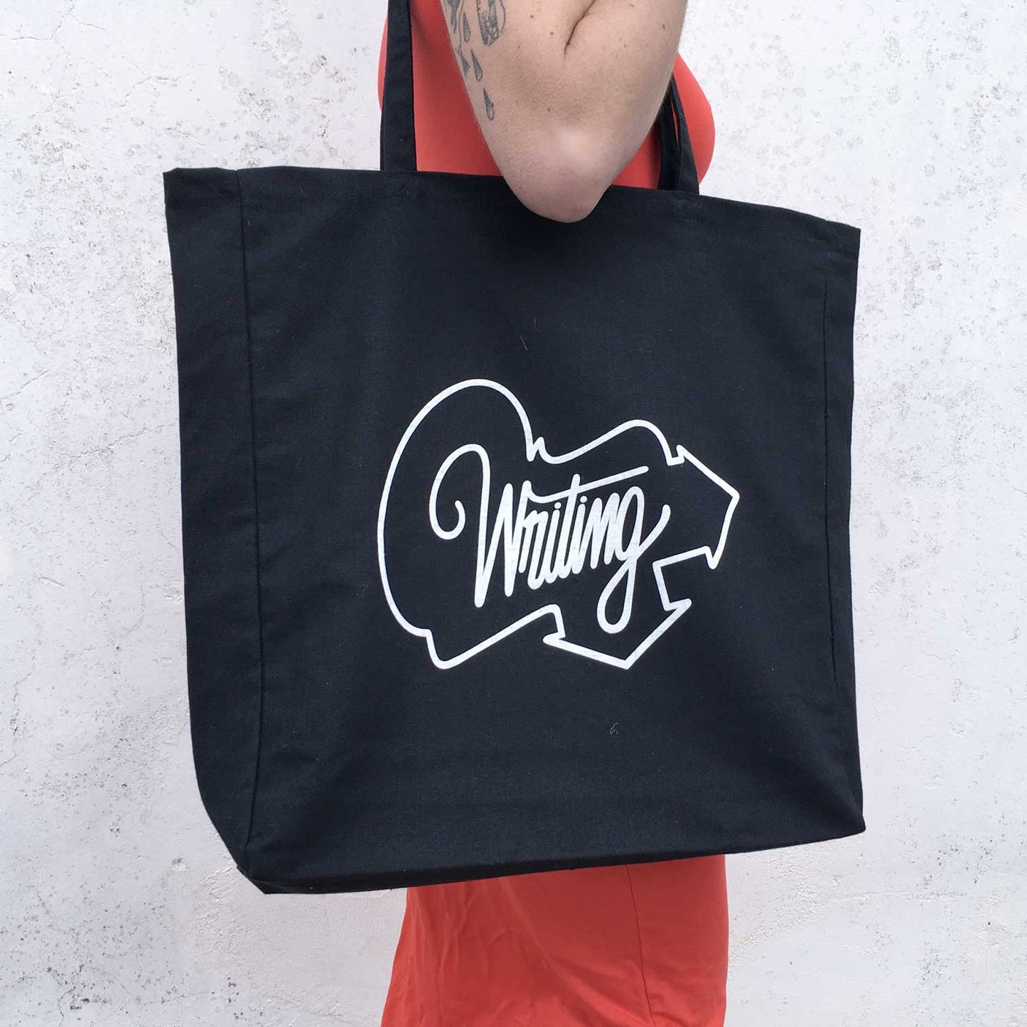 Graffiti Writing Bag - 100% Cotton - Screen Printing - 38x42x8 - 280gr
