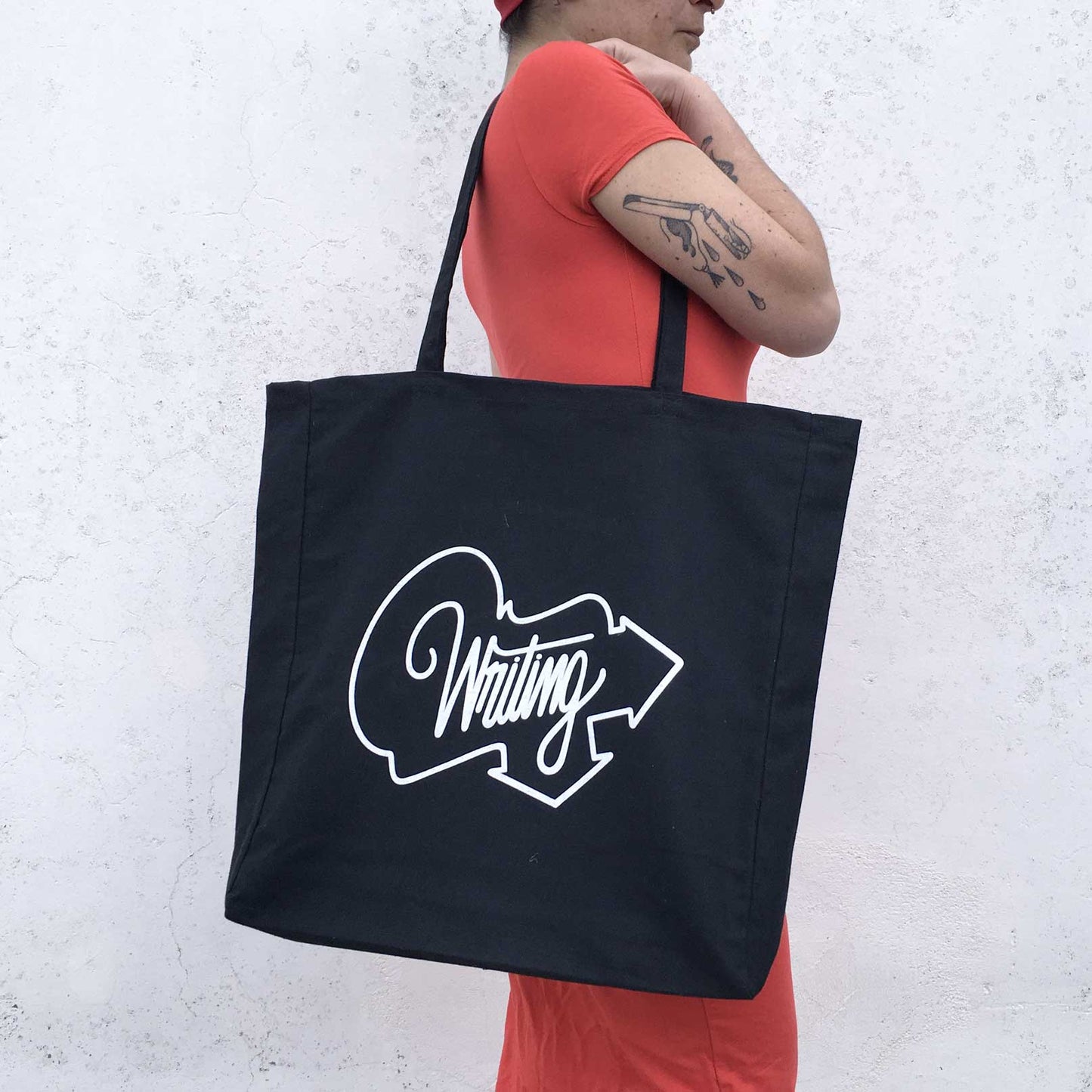 Graffiti Writing Bag - 100% Cotton - Screen Printing - 38x42x8 - 280gr