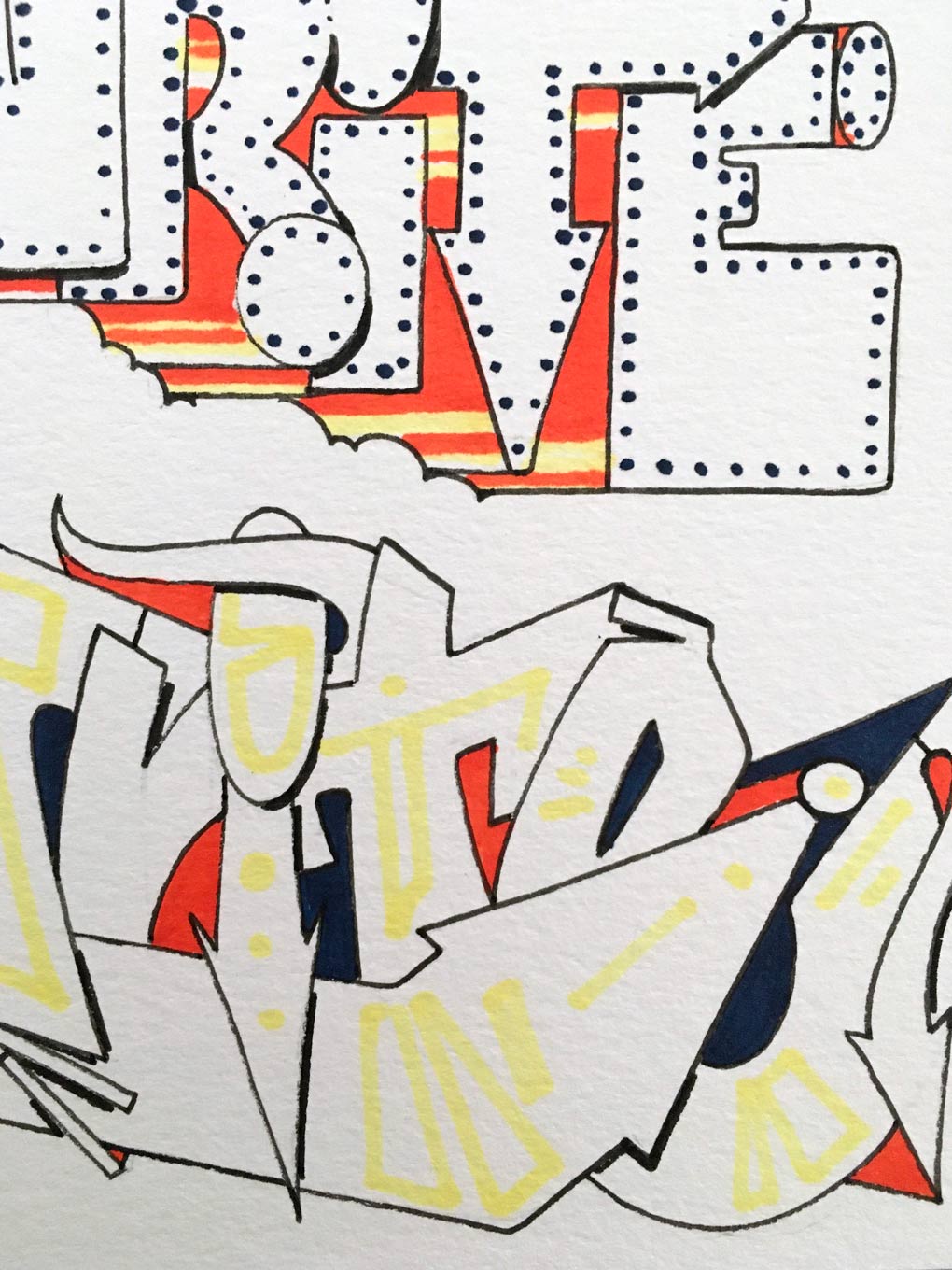 Tres 2write sketch session - Graffiti: Drawing A3
