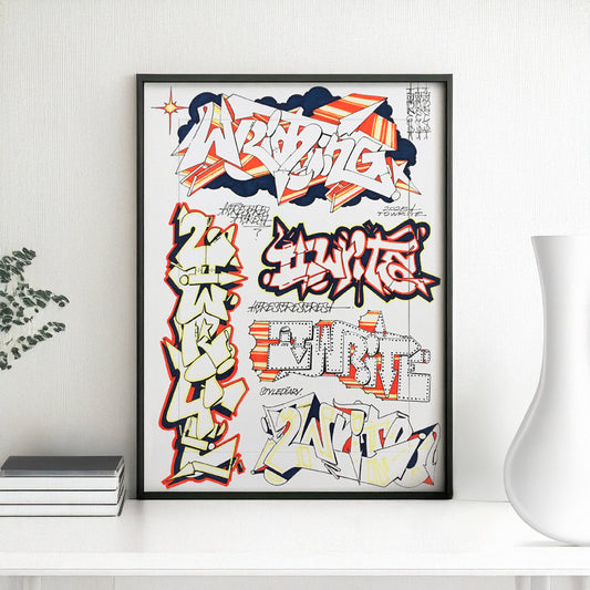 Tres 2write sketch session  - Graffiti: Disegno A3