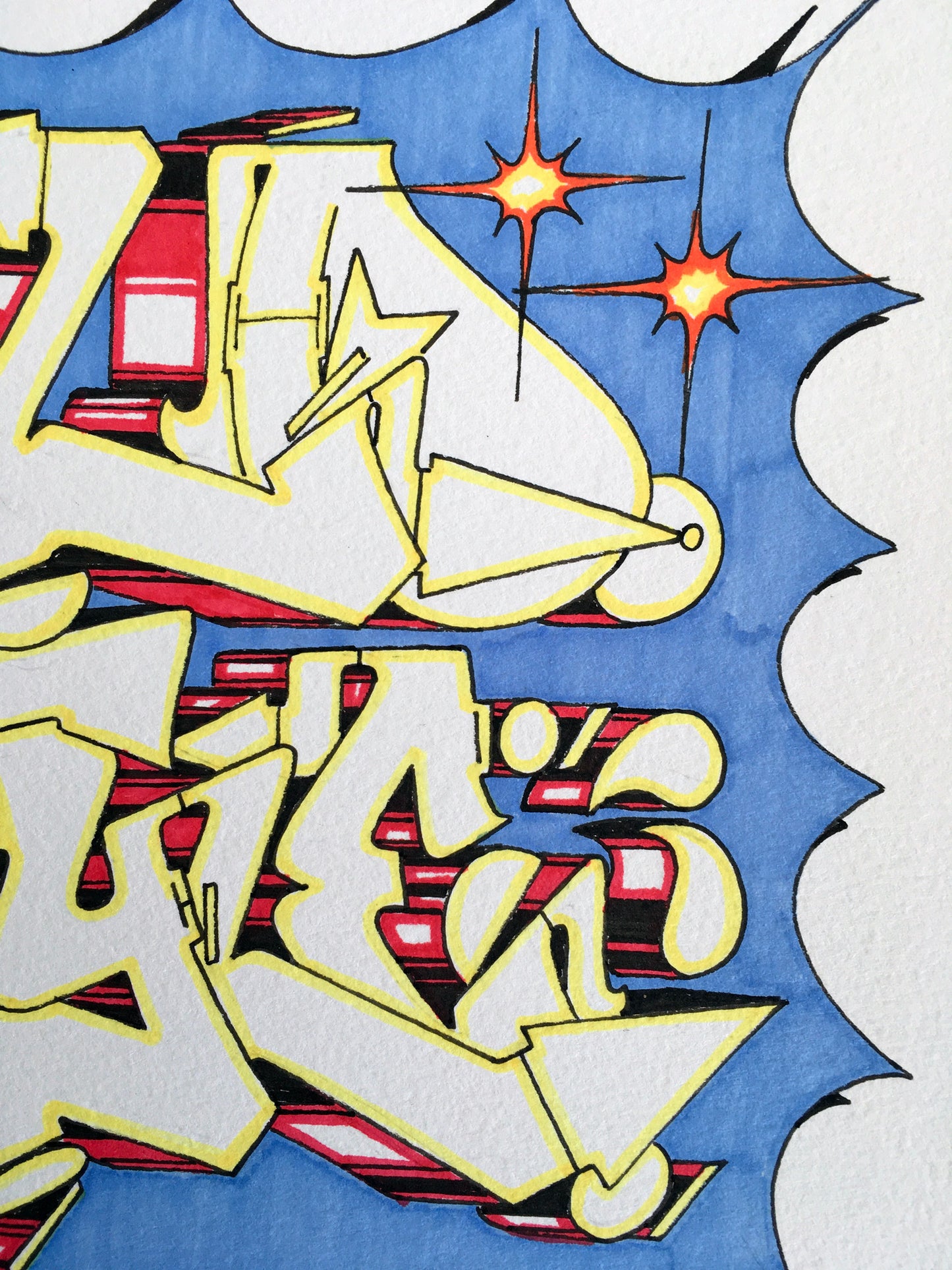 Tres Freestyle Session 4 - Graffiti : Disegno A3