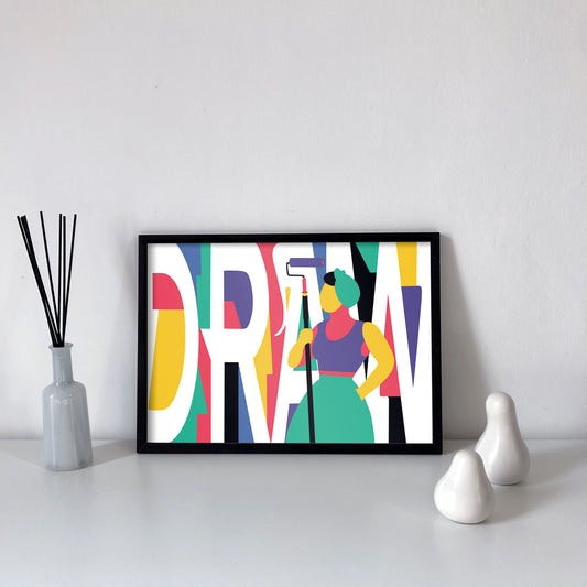 Poster art Draw Stampa A3