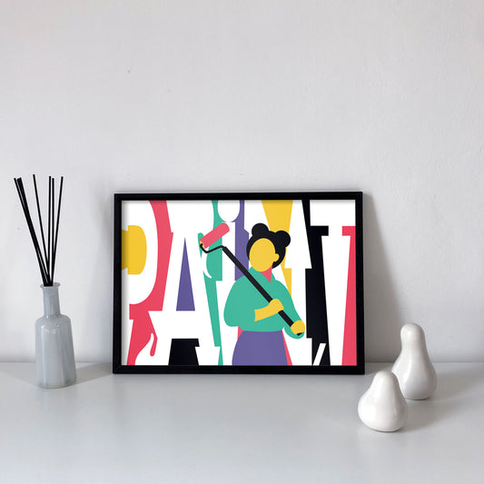 Poster art Paint Stampa A3