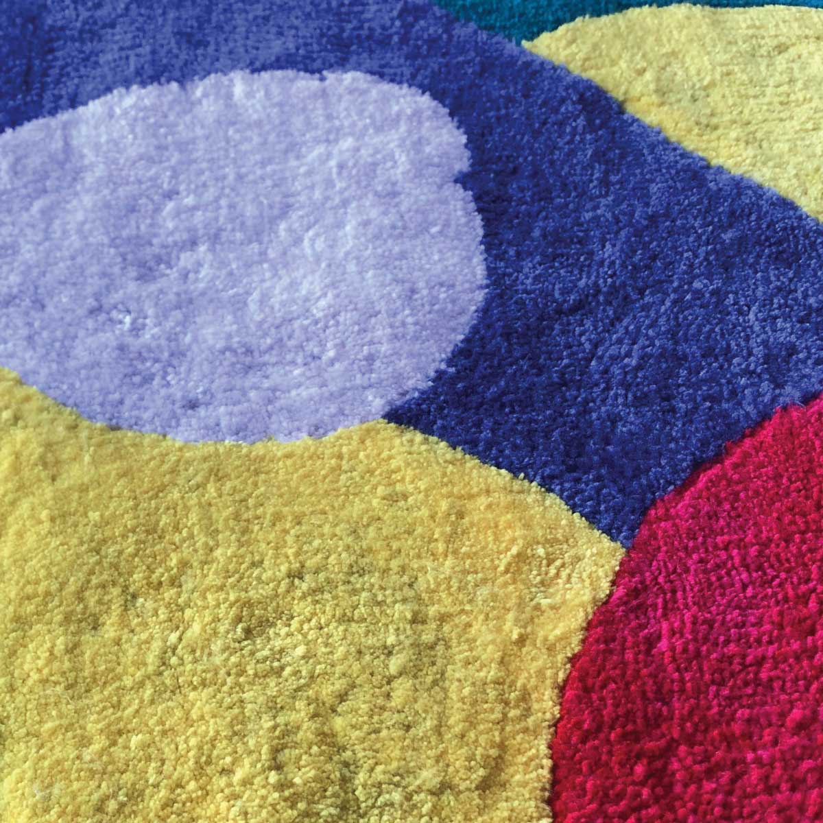 WMN Handmade tufted rug particolare